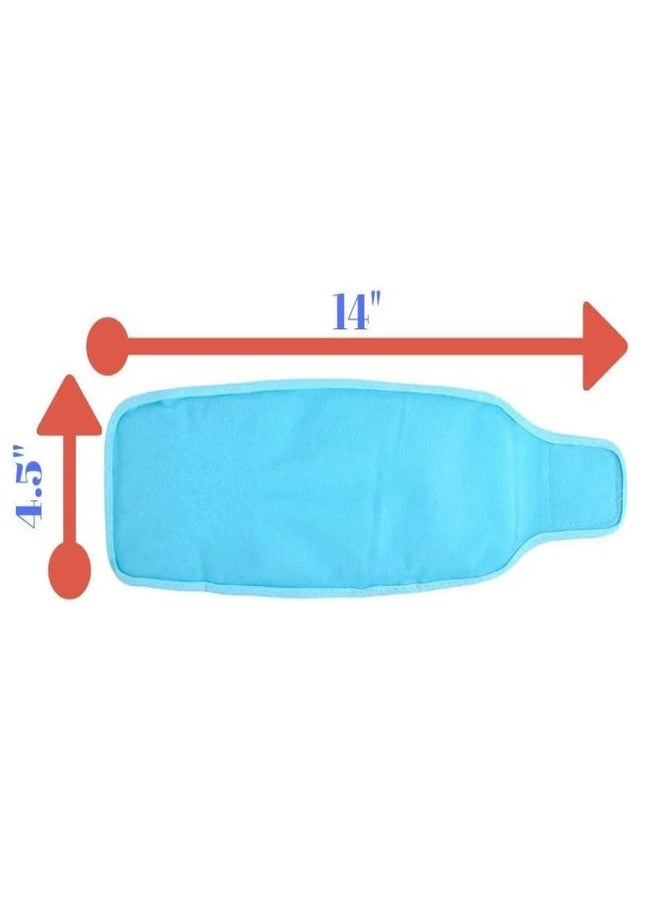 FOMI Hot Cold Wrist and Ankle Ice Wrap | 360 Degree Coverage | Soft Gel Pack for Sports Injuries, Swelling, Bruises, Arthritis, Tendonitis Pain Relief | Compression Sleeve with Strap Fastener - Image 2